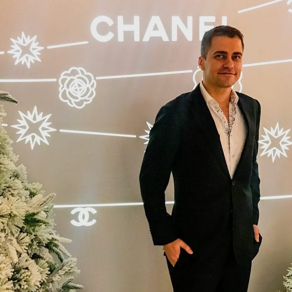 Andrew Ford at Chanel Store Opening